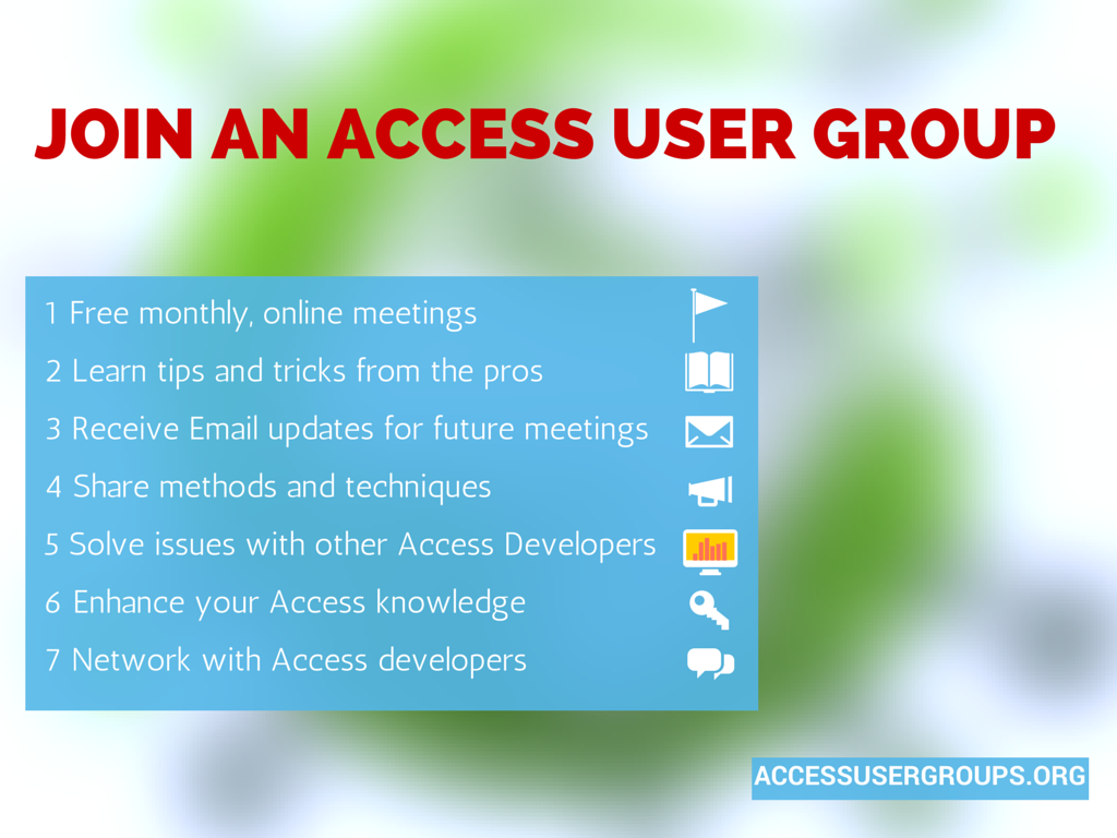 Microsoft Access User Group 72