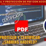 Firma digital y protección de PDFs con Access